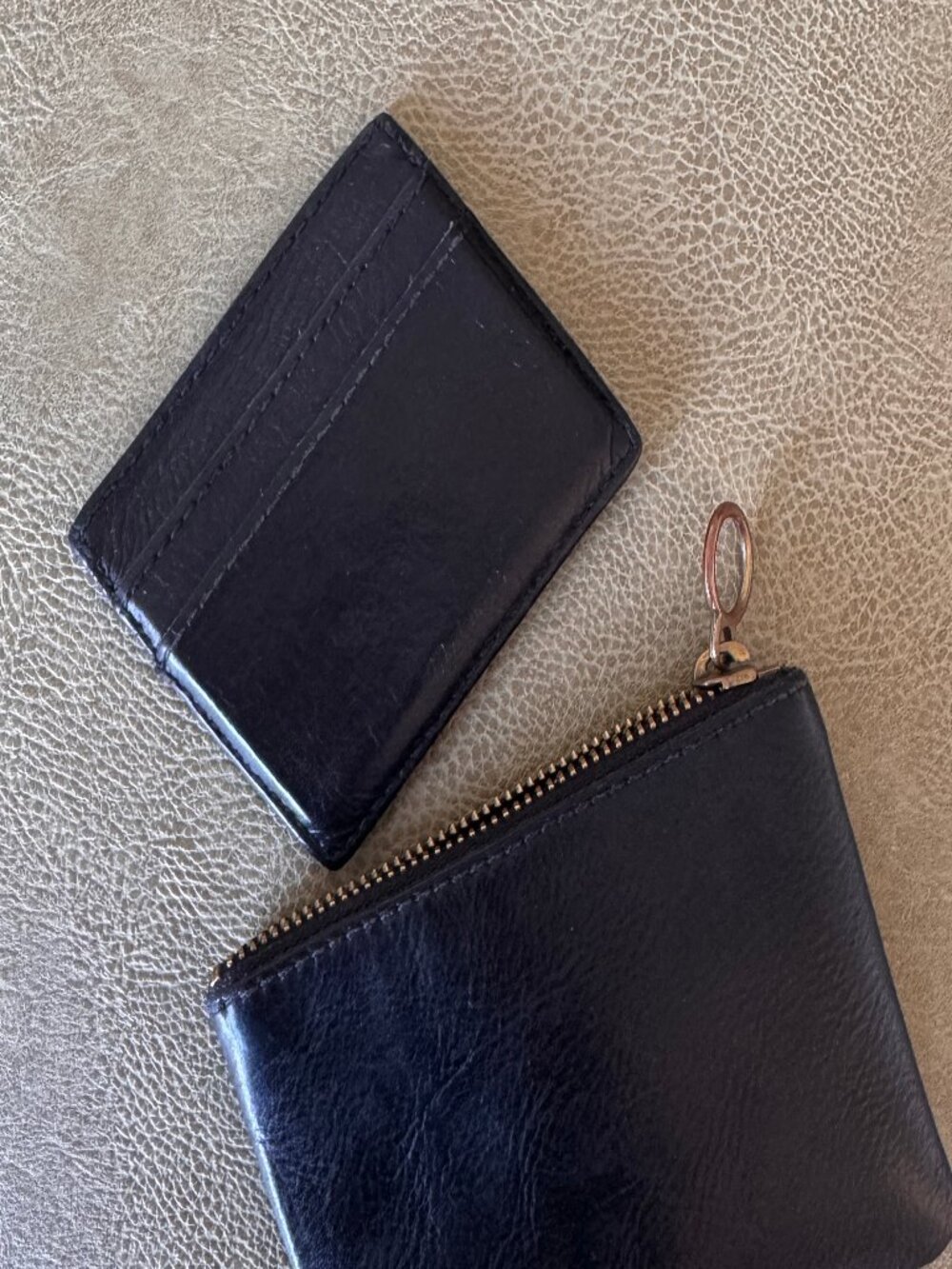 Madewell zip puch and cardholder combo